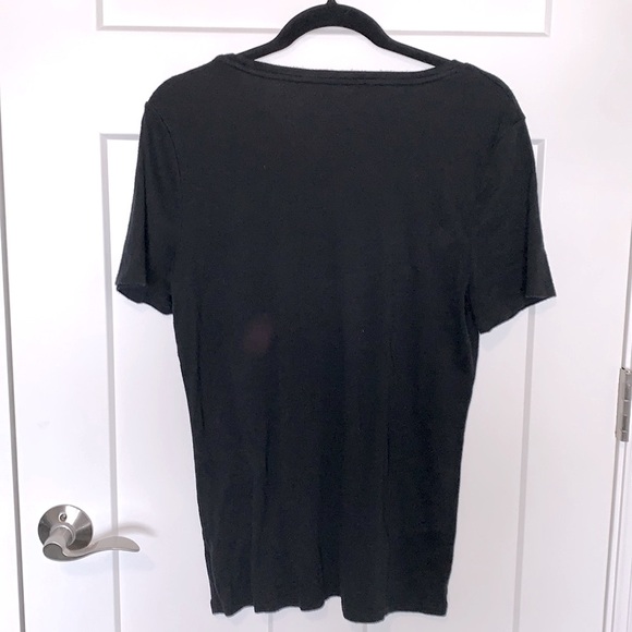 Solid Black Tee - Picture 2 of 3